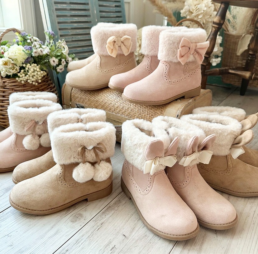 キャサリンコテージ,キッズ用スエードショートブーツ