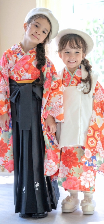 桜の刺繍入り 簡単着付の卒業袴セットコーデ HAKAST27｜キャサリン