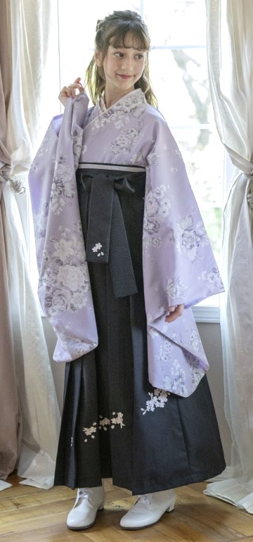着付け簡単袴セット 刺繍入り袴和装セット コーデ HAKAST18 