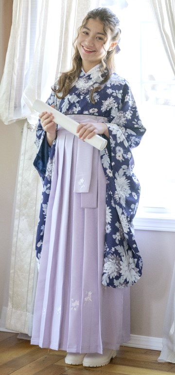 着付け簡単袴セット 刺繍入り袴和装セット コーデ HAKAST18