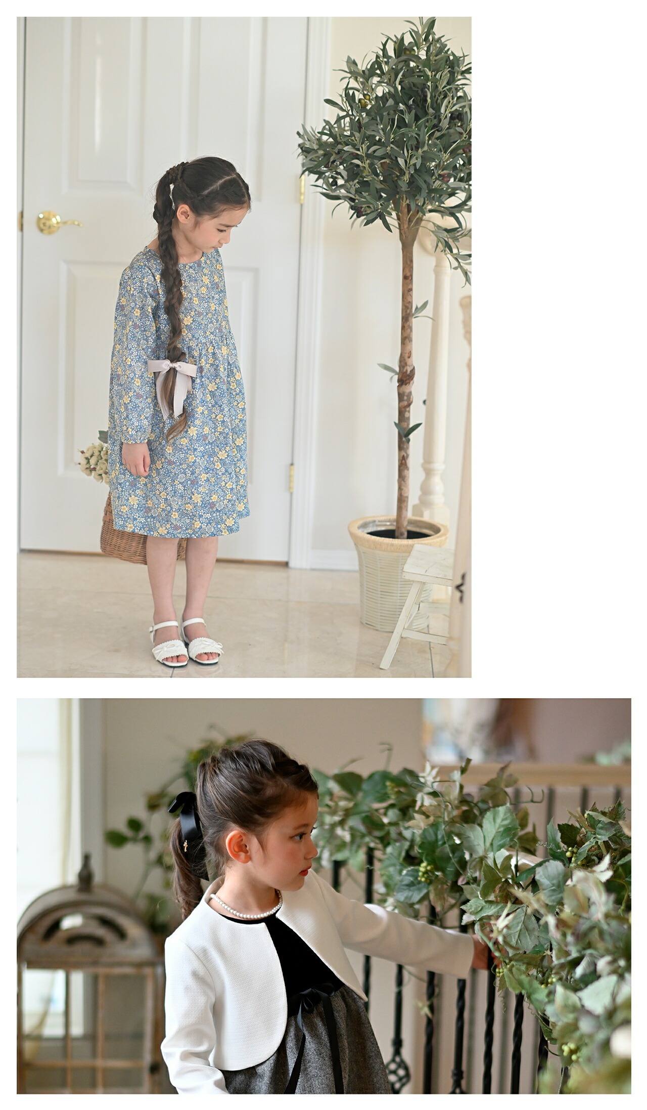 キッズ女の子ヘアアクセサリーリボン