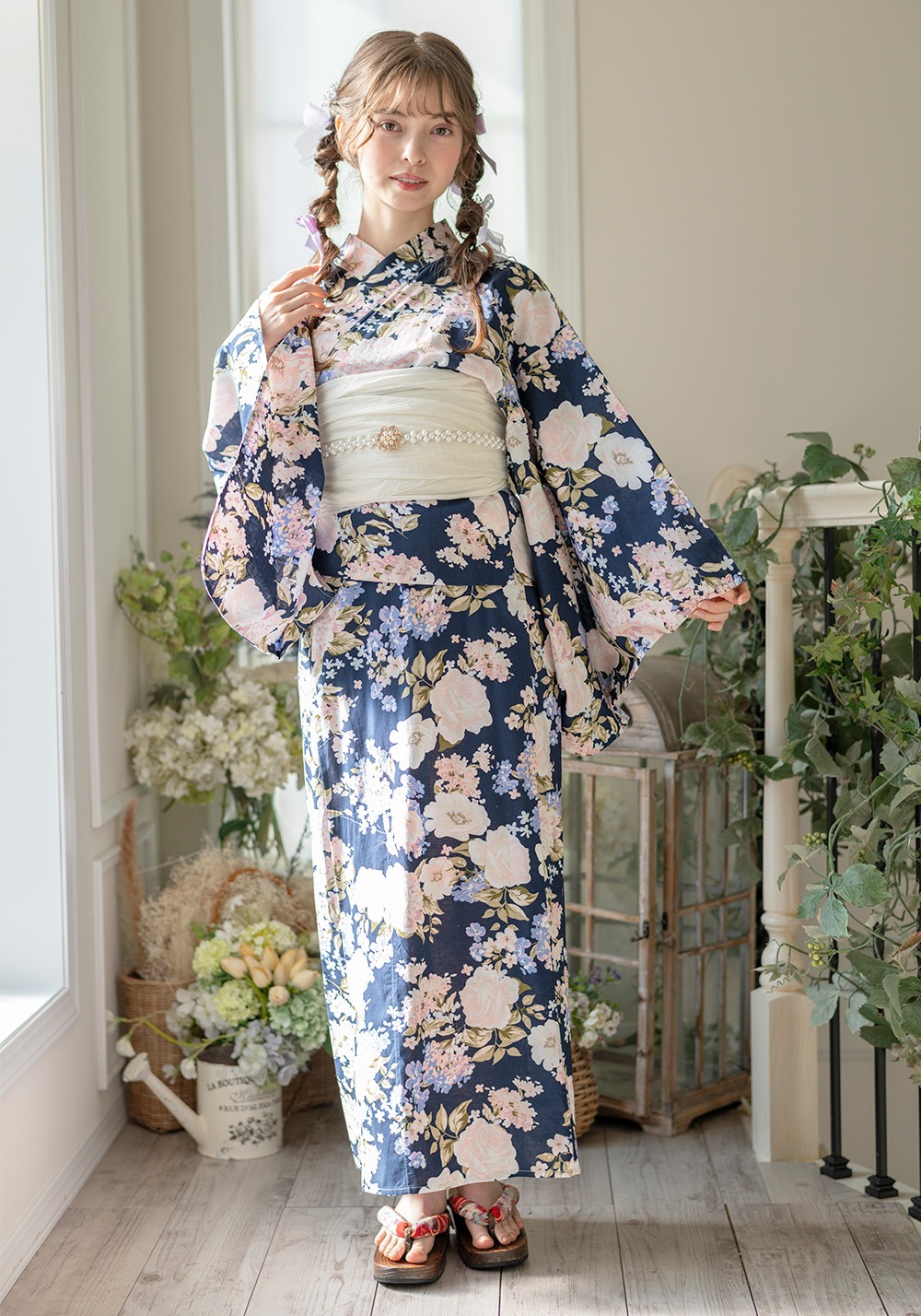 【星猫】ハンドメイド ① 浴衣着物ドレス　二部式　110〜120 2026 YUKATA COLLECTION｜キャサリンコテージ本店新館