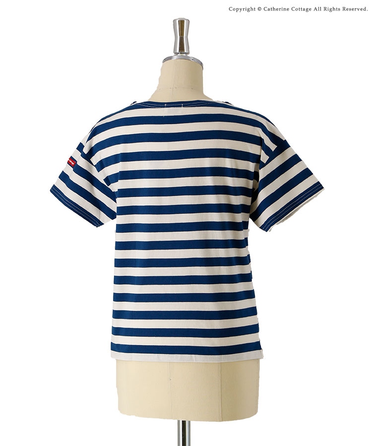 子供服カジュアルボーダーTシャツ半袖女の子男の子キッズレディース