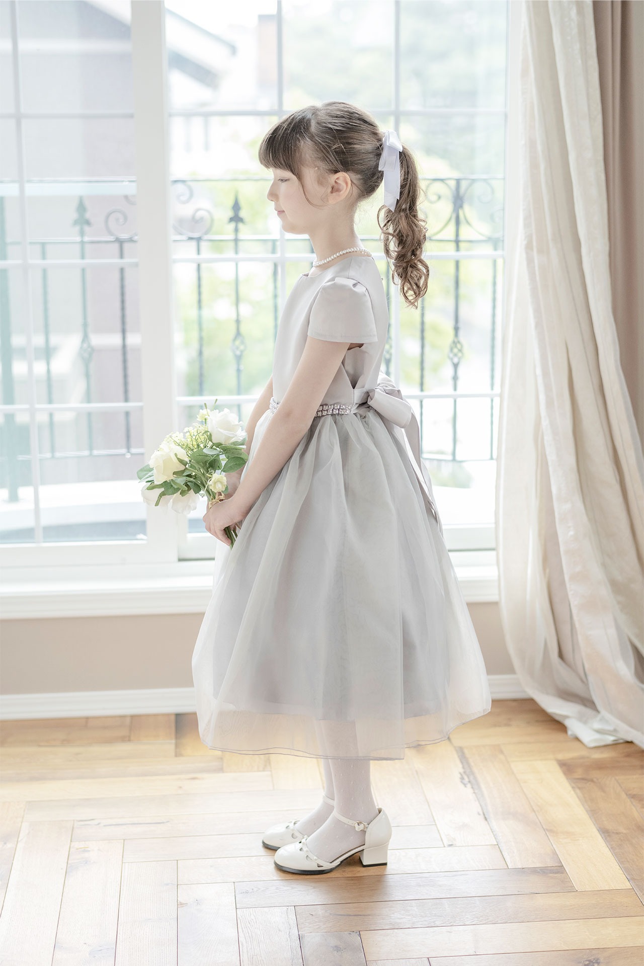 キッズ女の子ヘアアクセサリーリボン