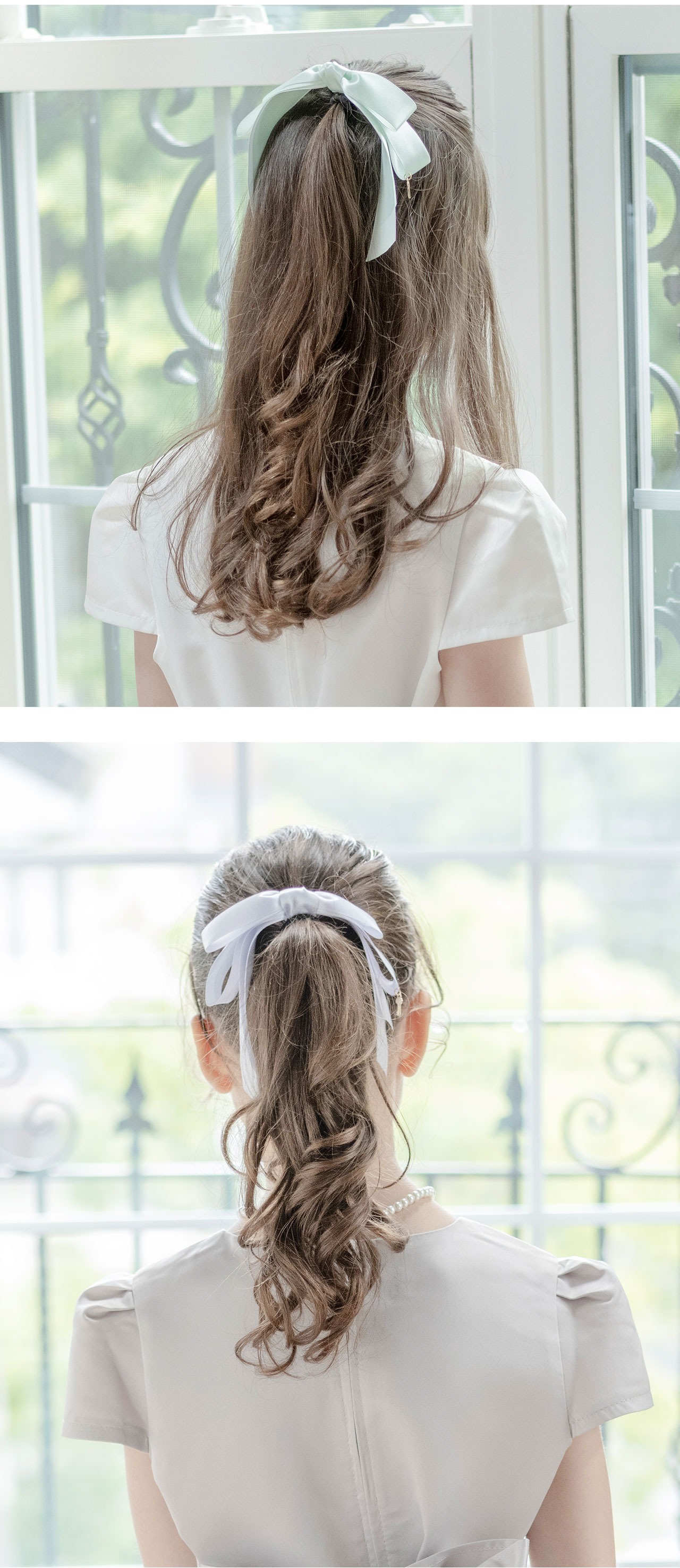 キッズ女の子ヘアアクセサリーリボン