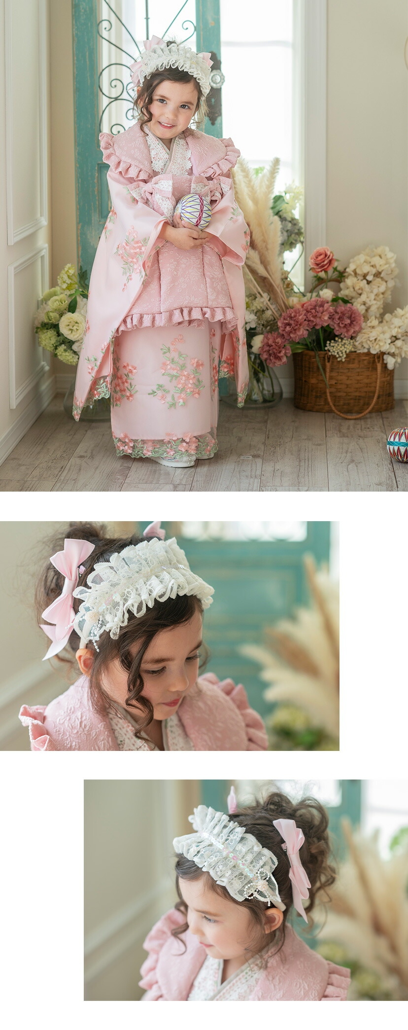 キッズフリルカチューシャ アクセサリー ヘアアクセサリー その他アクセサリー モデル写真3