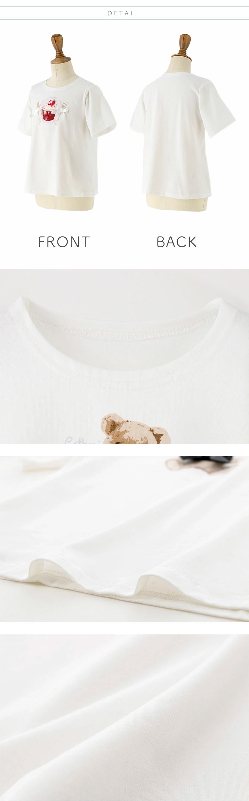 Tシャツ,ディテール