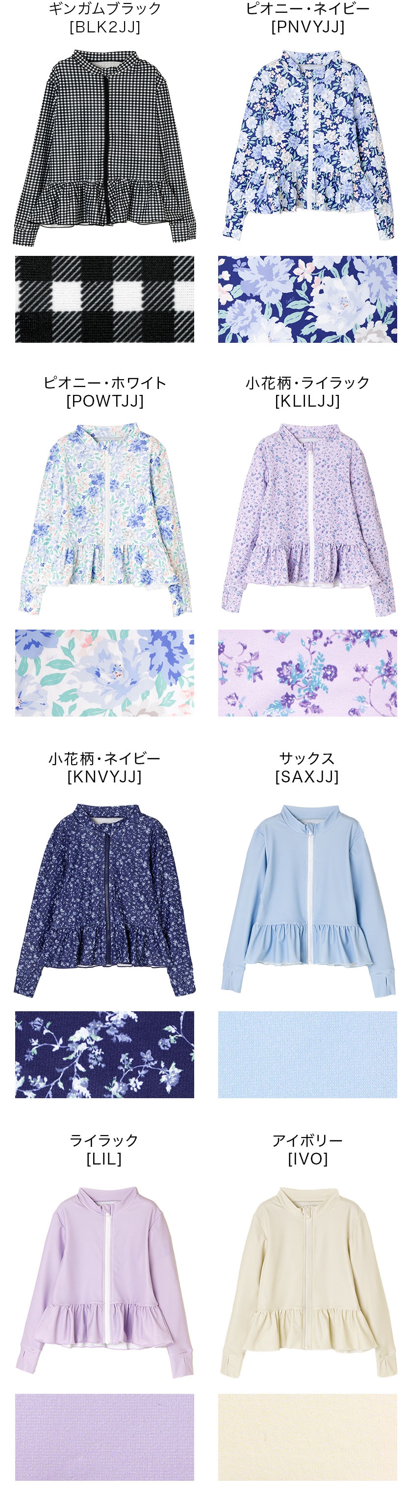 フリルラッシュガード,商品画像,詳細画像