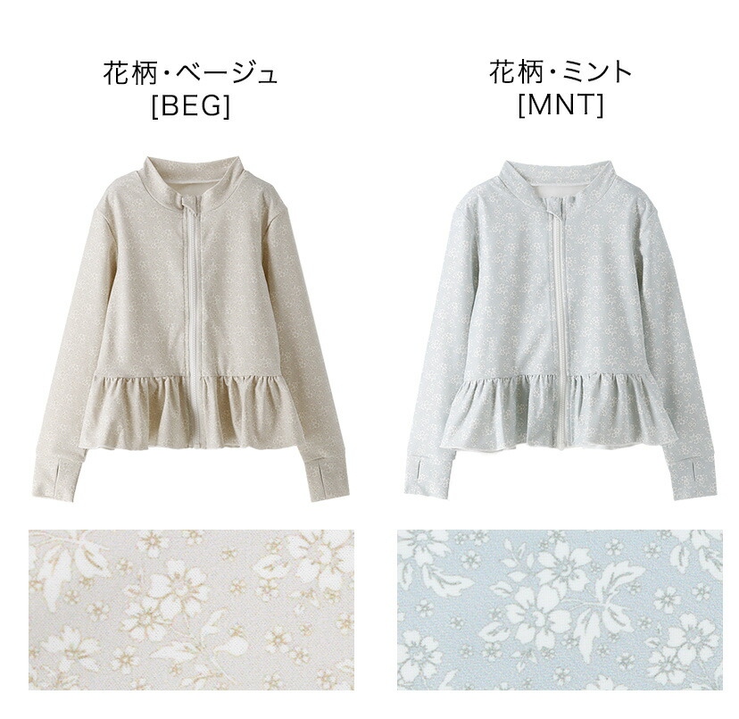 フリルラッシュガード,商品画像,詳細画像