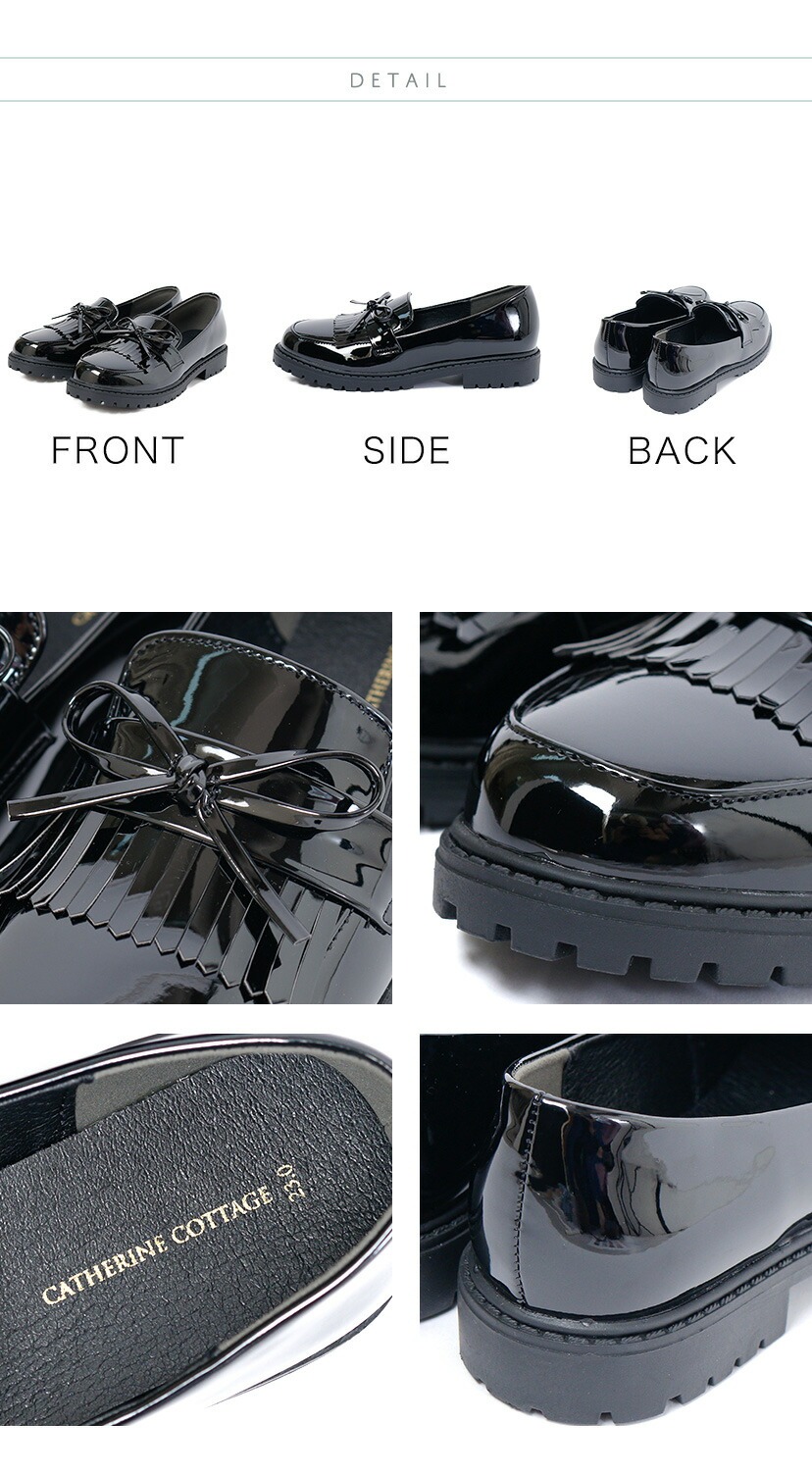 TKST17,リボンキルトローファー,詳細画像