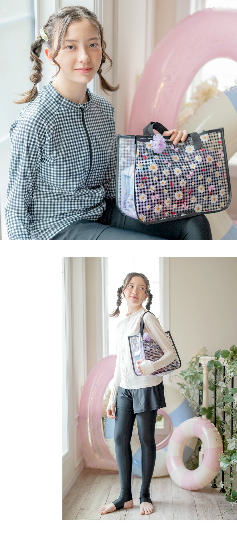 小学生プールバッグモデル