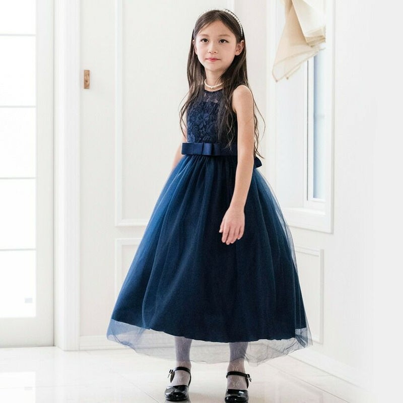 メール便送料無料】【目玉セール】子供ドレス デコルテシースルー 