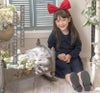 黒ワンピース女の子着心地ゆったりのベーシックな半袖・長袖フレアワンピース【セール】フォーマル女の子冠婚葬祭にも最適伸縮性あり入園式入学式卒業式TAKキッズキャサリンコテージ小学生f-op