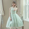 発表会ドレスキッズ結婚式ウエストビジューのデコルテ透かしレースドレス[110120130140150160cmネイビー紺レッド赤ベージュ]子供ドレスパールフラワーガールプリンセスパーティーガールズ女の子