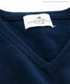 子供服コットンニットスクールベスト男の子女の子紺無地ネイビーVネック[120130140150160cm]キャサリンコテージフォーマルキッズ私立小学校中学校受験面接学校訪問通学男女兼用制服