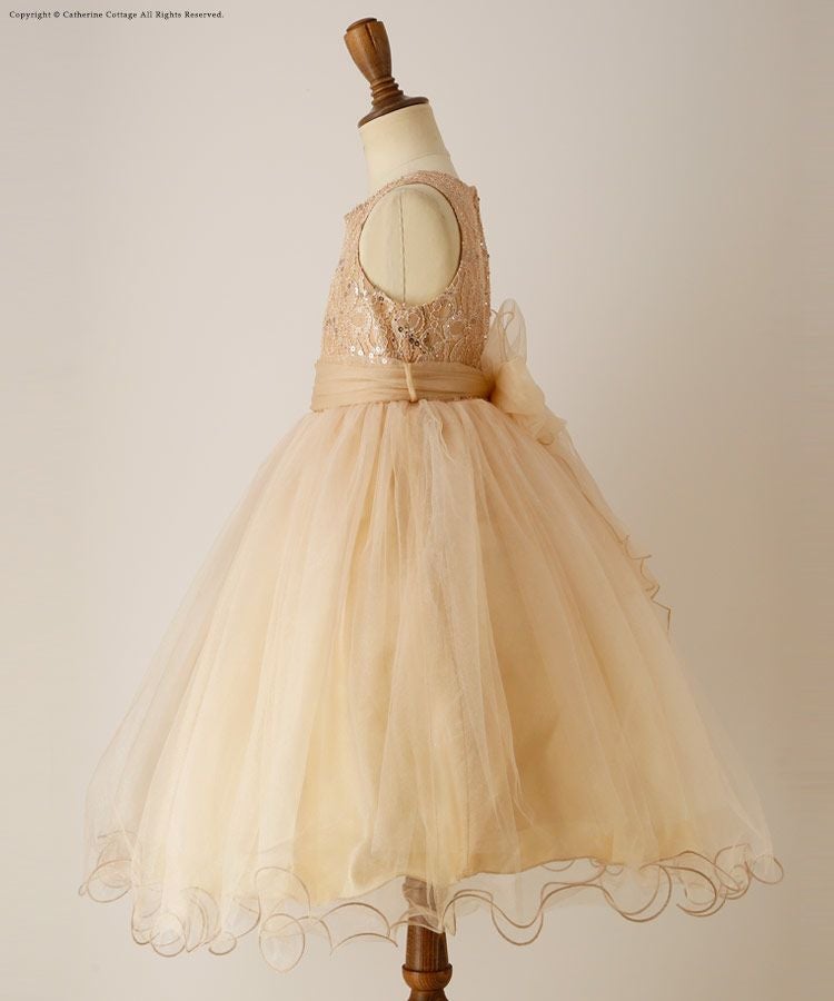 子供ドレススパンコールレースチュールドレス[100110120130cmピンク緑青白イエローブルーグリーン黄子供服女の子キッズ子どもフォーマル発表会ピアノ結婚式コンクールパーティー通販楽天]キャサリンコテージ