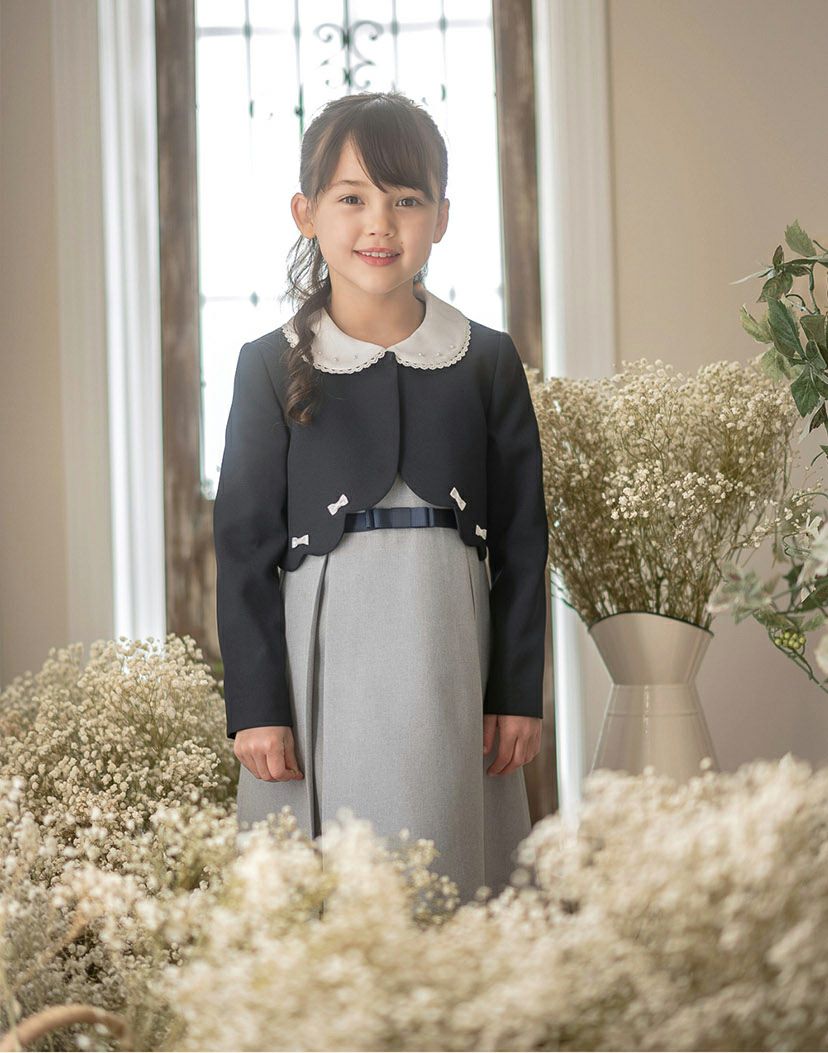 送料無料【卒服最終セール目玉】Michelle Alfred スカラップボレロ