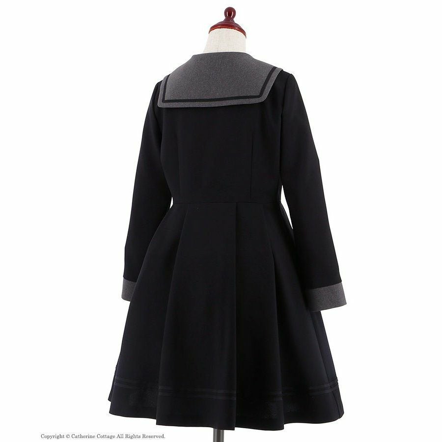 送料無料卒業式 ワンピース スーツ 女の子 小学校 セーラー襟ダブル