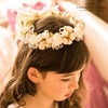 フラワーティアラ結婚式用