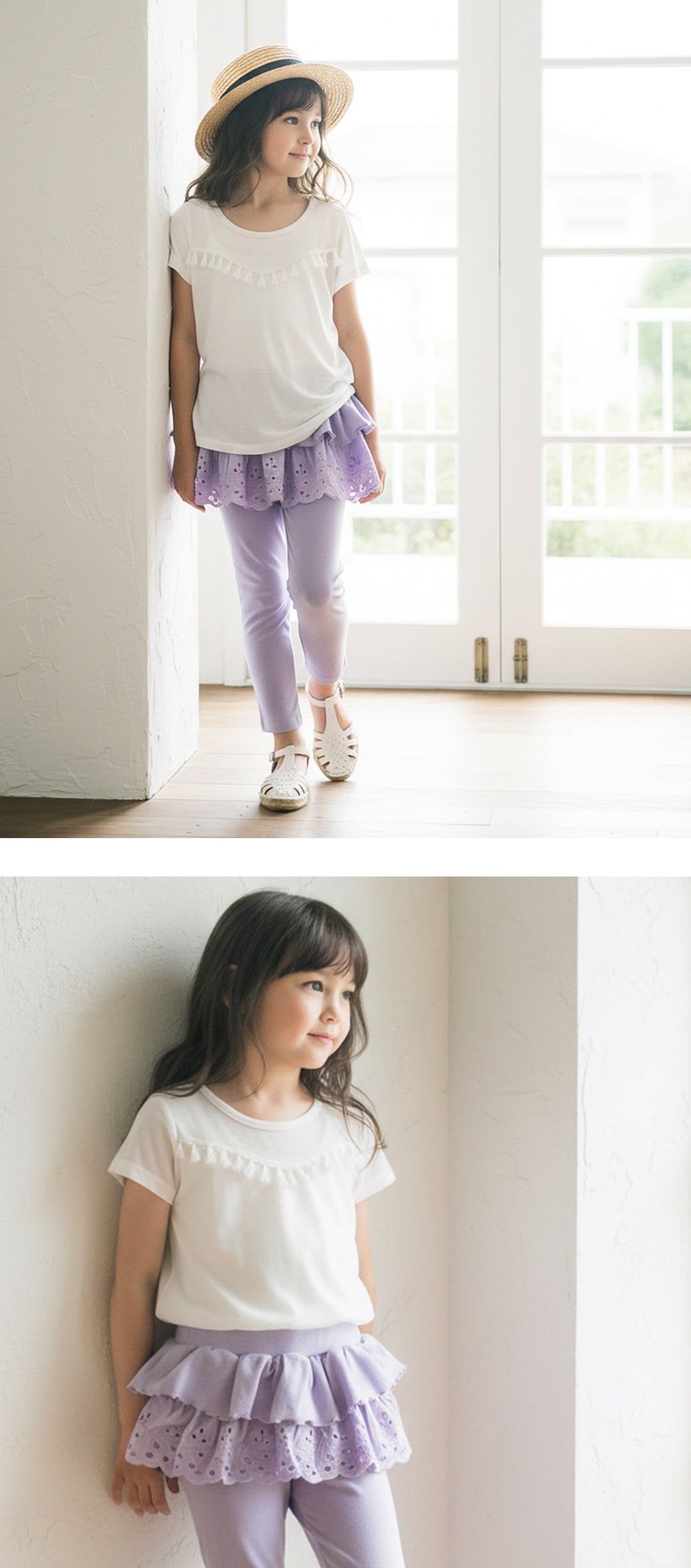 デザイン半袖Tシャツキッズ女の子【メール便送料無料】半袖トップス子供服カジュアル白140150ジュニアキャサリンコテージYUP12《メール便優先商品》