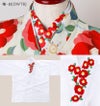 子供肌襦袢刺繍入り半衿付き女の子肌着[95100105115120125145150155cm]3才5才7才ピンク白赤桜うさぎ梅和装小物着物袴七五三卒園式卒業式正月キッズ