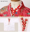 子供肌襦袢刺繍入り半衿付き女の子肌着[95100105115120125145150155cm]3才5才7才ピンク白赤桜うさぎ梅和装小物着物袴七五三卒園式卒業式正月キッズ
