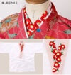 子供肌襦袢刺繍入り半衿付き女の子肌着[95100105115120125145150155cm]3才5才7才ピンク白赤桜うさぎ梅和装小物着物袴七五三卒園式卒業式正月キッズ