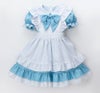 水色アリスエプロンドレスワンピース