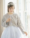 ボレロカーディガンファー子供服アウタードレス