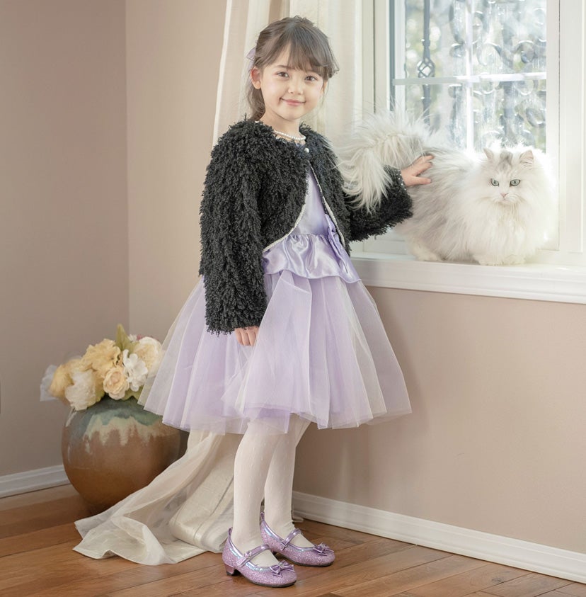 【セール】子供フォーマルアウタープードルファーボレロボレロ卒園式TAKキッズキャサリンコテージ