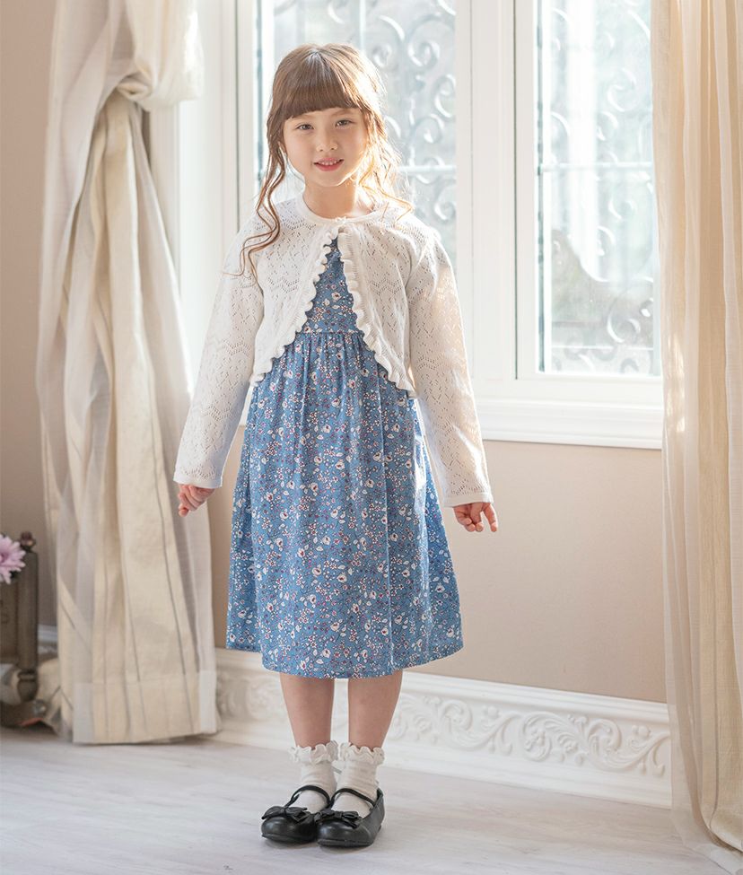 送料無料【目玉セール】 綿100%カーディガンボレロ 女の子 子供服