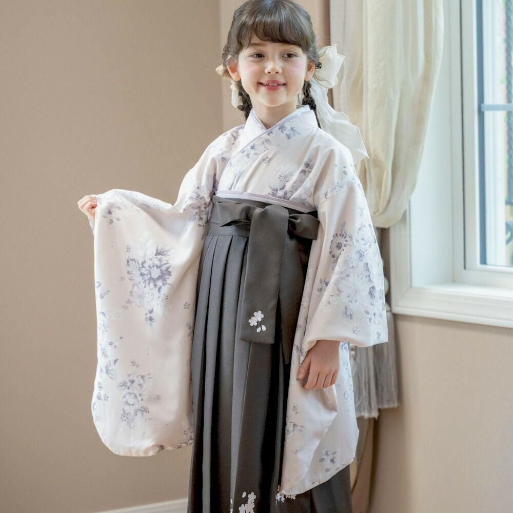 送料無料【卒服最終セール超目玉】着付け簡単袴セット 小学校 卒業式