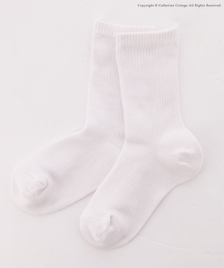キッズ靴下男の子女の子日本製プレーンソックスシンプル[161718192021222324cm濃紺白ネイビー]ジュニア通園通学小学生中学生入学式卒業式結婚式フォーマルお受験