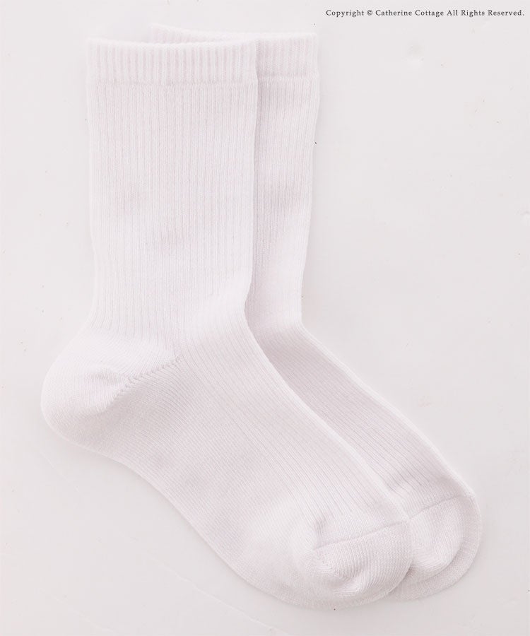 キッズ靴下男の子女の子日本製プレーンソックスシンプル[161718192021222324cm濃紺白ネイビー]ジュニア通園通学小学生中学生入学式卒業式結婚式フォーマルお受験