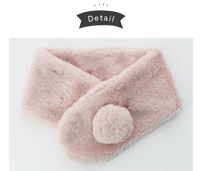 フェイクファーマフラー