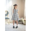 入学式スーツ女の子卒園式チェックジャンパースカート＆ボレロジャケットスーツセット[110120130cm紺ネイビー黒ブラック]チェック柄ジャンスカフォーマルワンピース結婚式発表会子供服キッズフォーマル