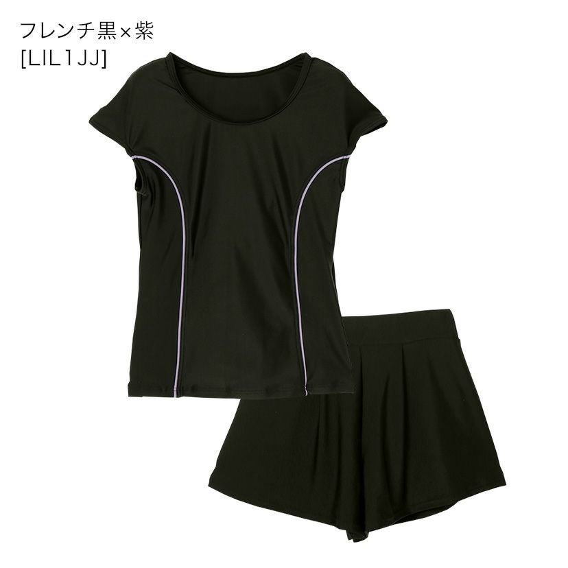 送料無料【通園通学セール目玉】セパレート スクール水着上下セット