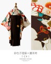 卒業式袴着付け簡単!ちりめん風着物と刺繍入袴セット[着物上衣/袴/袴下帯/帯枕/襦袢]小学校卒業式大学生子供和服和装