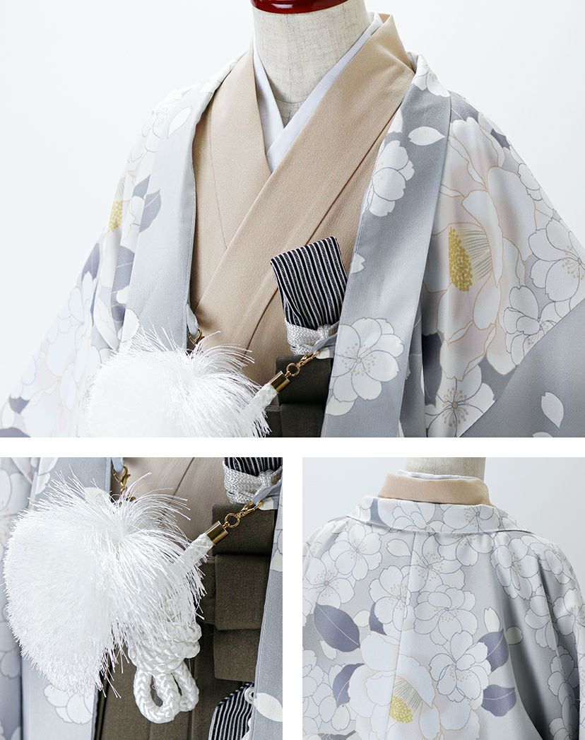 送料無料卒業式 男の子 袴 着付カンタン紋付き羽織袴セット / TAK 和装