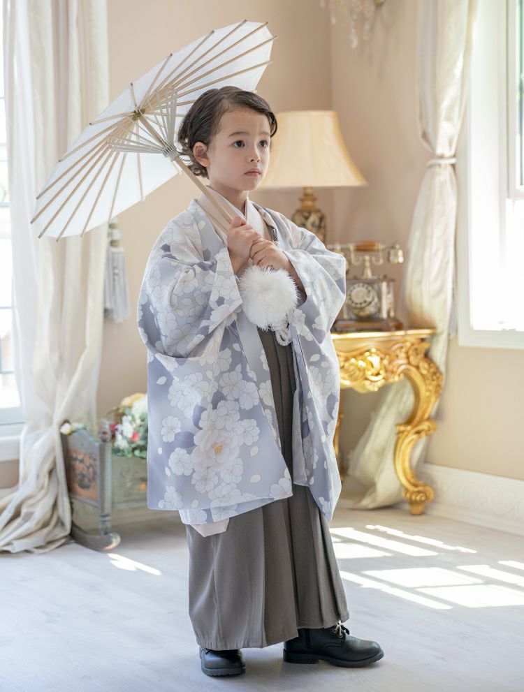 送料無料卒業式 男の子 袴 着付カンタン紋付き羽織袴セット / TAK 和装