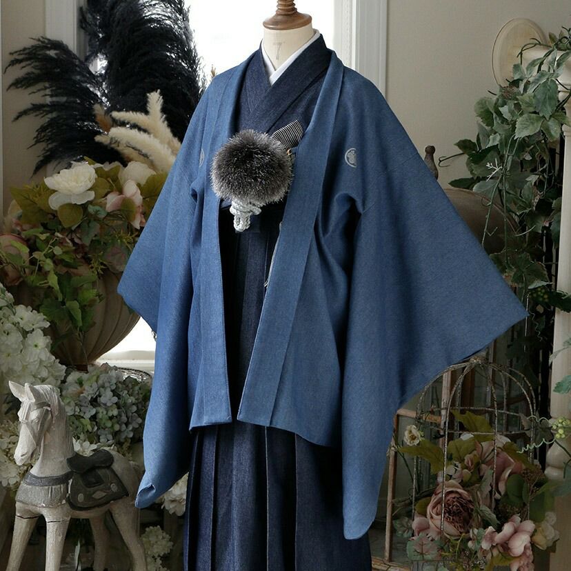 送料無料卒業式 男の子 袴 着付カンタン紋付き羽織袴セット / TAK 和装