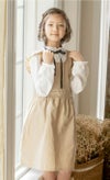 女の子トップス長袖キャンディースリーブフリルトップスキッズ