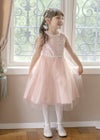 【送料無料】フラワーモチーフクリアビーズリボンカチューシャティアラTAK結婚式プリンセス［ヘアアクセサリー］・キッズキャサリンコテージ/ac
