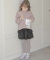 女の子カジュアル白猫ポシェット長袖トップス裏起毛トレーナーTAK