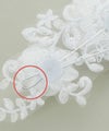 フラワーコサージュヘッドドレスピュアホワイトアクセサリーカチューシャヘアアクセサリーTAK