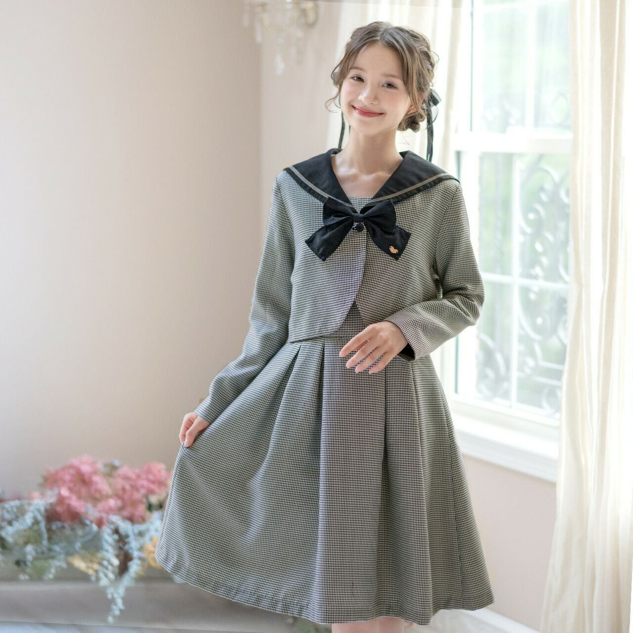 送料無料【卒服最終セール超目玉】卒業式 セーラーボレロの