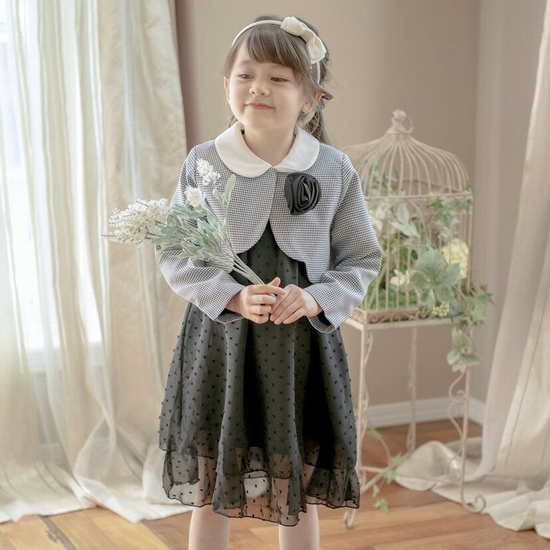 フォーマルワンピース ボレロ 入学式 美品 120 女の子 美品 a.v.v 入学 