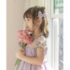 レースリボンヘアクリップ2個セットアクセサリーヘアアクセサリーキッズ