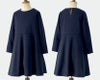 コスチューム見習い魔女仮装セット[長袖ワンピースネイビー／リボンカチューシャ赤2点セット]カジュアルワンピースTAK