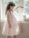 リボンクリップ3色6個セットアクセサリーヘアアクセサリーグログランリボンヘアクリップベビーキッズ